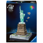 PUZZLE 3D ICONIC STATIA LIBERTATII CU LED 108 PIESE MODEL DE COLECTIE IN MINIATURA - RAVENSBURGER (RVS3D08027)