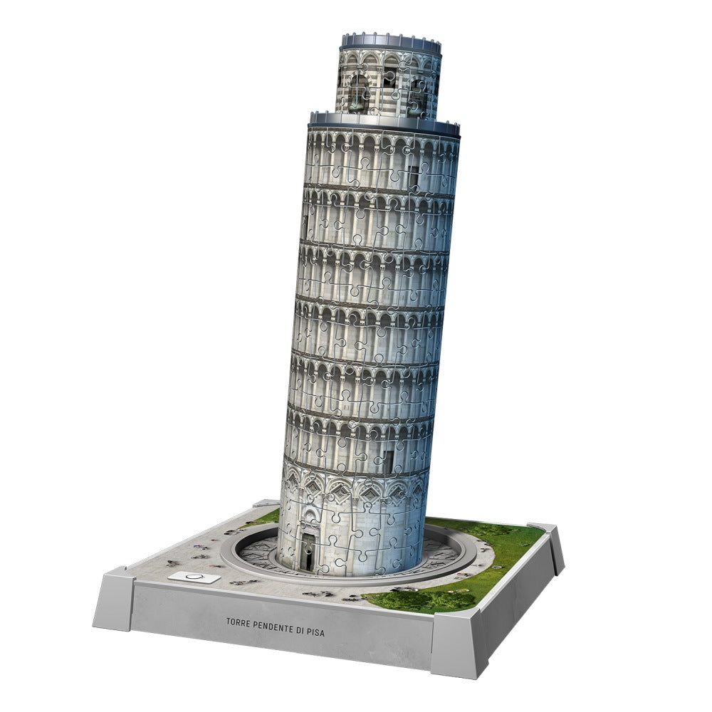 PUZZLE 3D ICONIC TURNUL DIN PISA CU LED 216 PIESE MODEL DE COLECTIE IN MINIATURA - RAVENSBURGER (RVS3D08028)