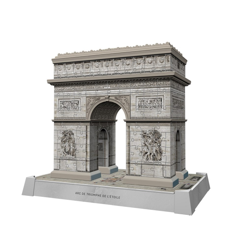 PUZZLE 3D ICONIC ARCUL DE TRIUMF CU LED 216 PIESE MODEL DE COLECTIE IN MINIATURA - RAVENSBURGER (RVS3D08029)