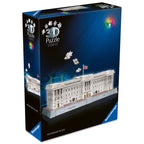 Puzzle 3D iconic Palatul Buckingham cu LED 216 piese model de colectie in miniatura