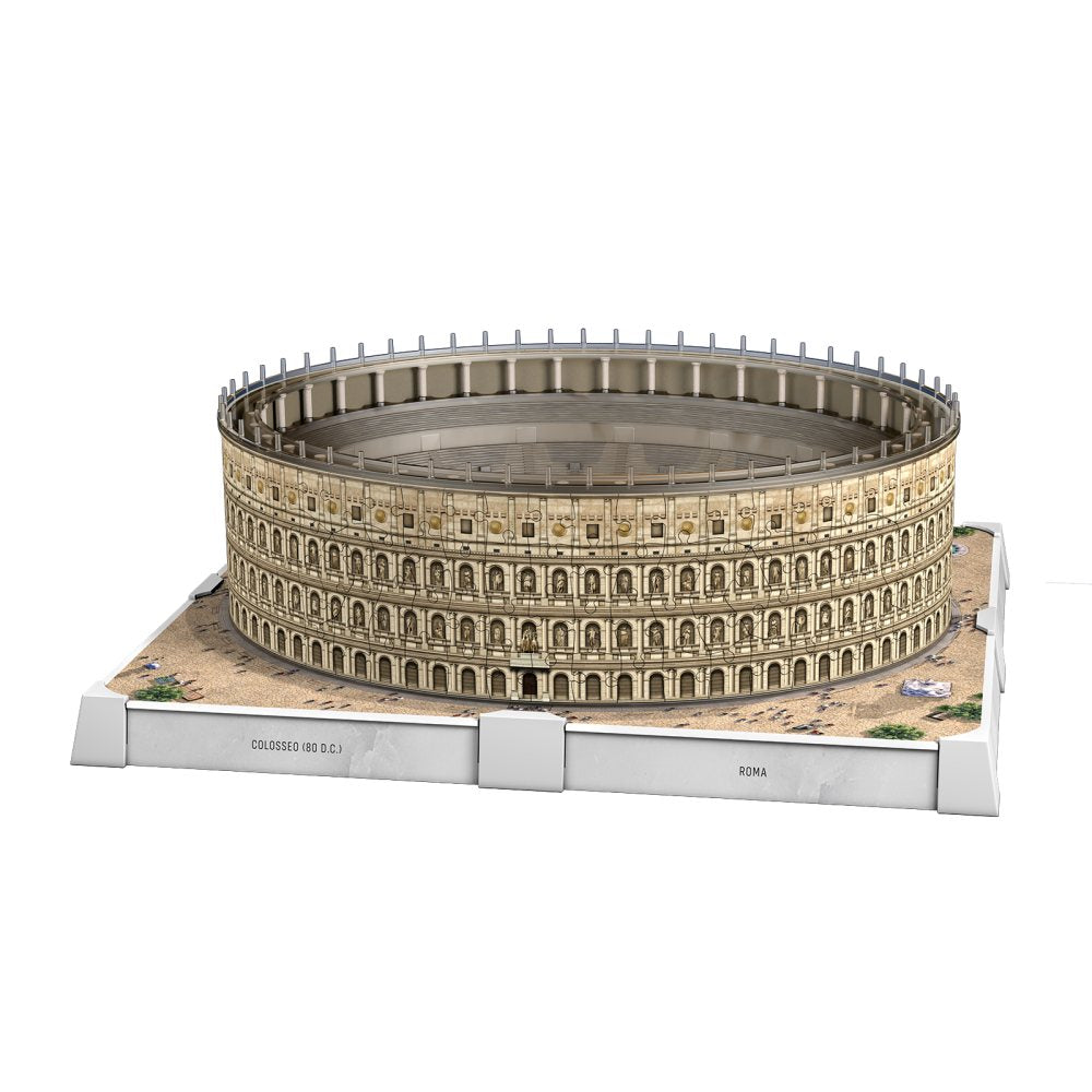 PUZZLE 3D ICONIC COLOSSEUM CU LED 216 PIESE MODEL DE COLECTIE IN MINIATURA - RAVENSBURGER (RVS3D08034)