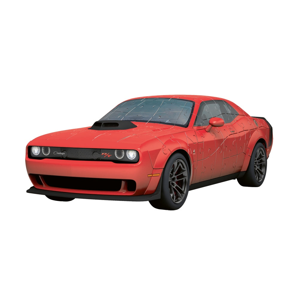PUZZLE 3D ICONIC DODGE CHALLENGER R/T SCAT PACK WIDEBODY 108 PIESE MODEL DE COLECTIE - RAVENSBURGER (RVS3D08036)