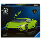 PUZZLE 3D ICONIC LAMBORGHINI HURACAN EVO VERDE 108 PIESE MODEL DE COLECTIE - RAVENSBURGER (RVS3D08037)