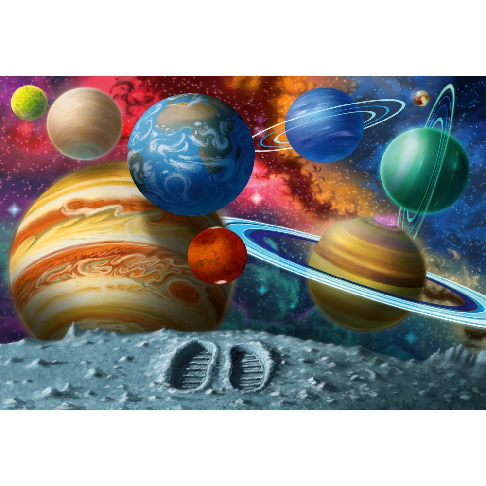 LARGE FLOOR PUZZLE LET'S STEP IN SPACE 24 PIECES - RAVENSBURGER (RVSPC03078)