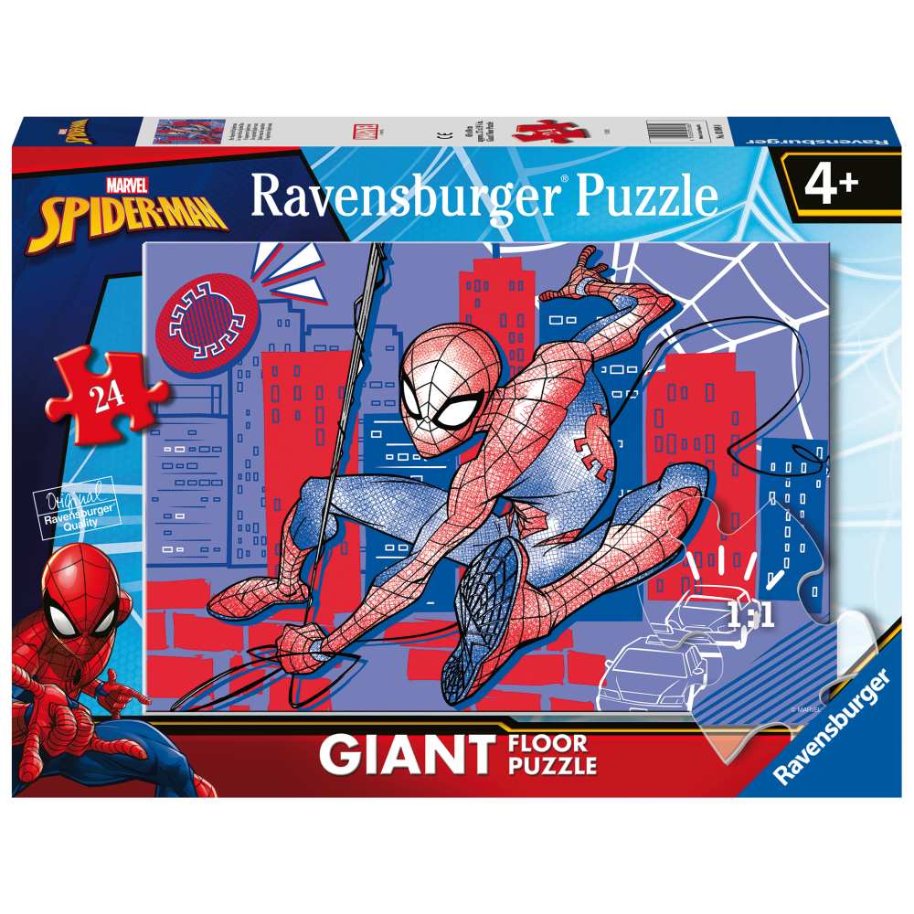 LARGE SPIDERMAN FLOOR PUZZLE 24 PIECES - RAVENSBURGER (RVSPC03088)