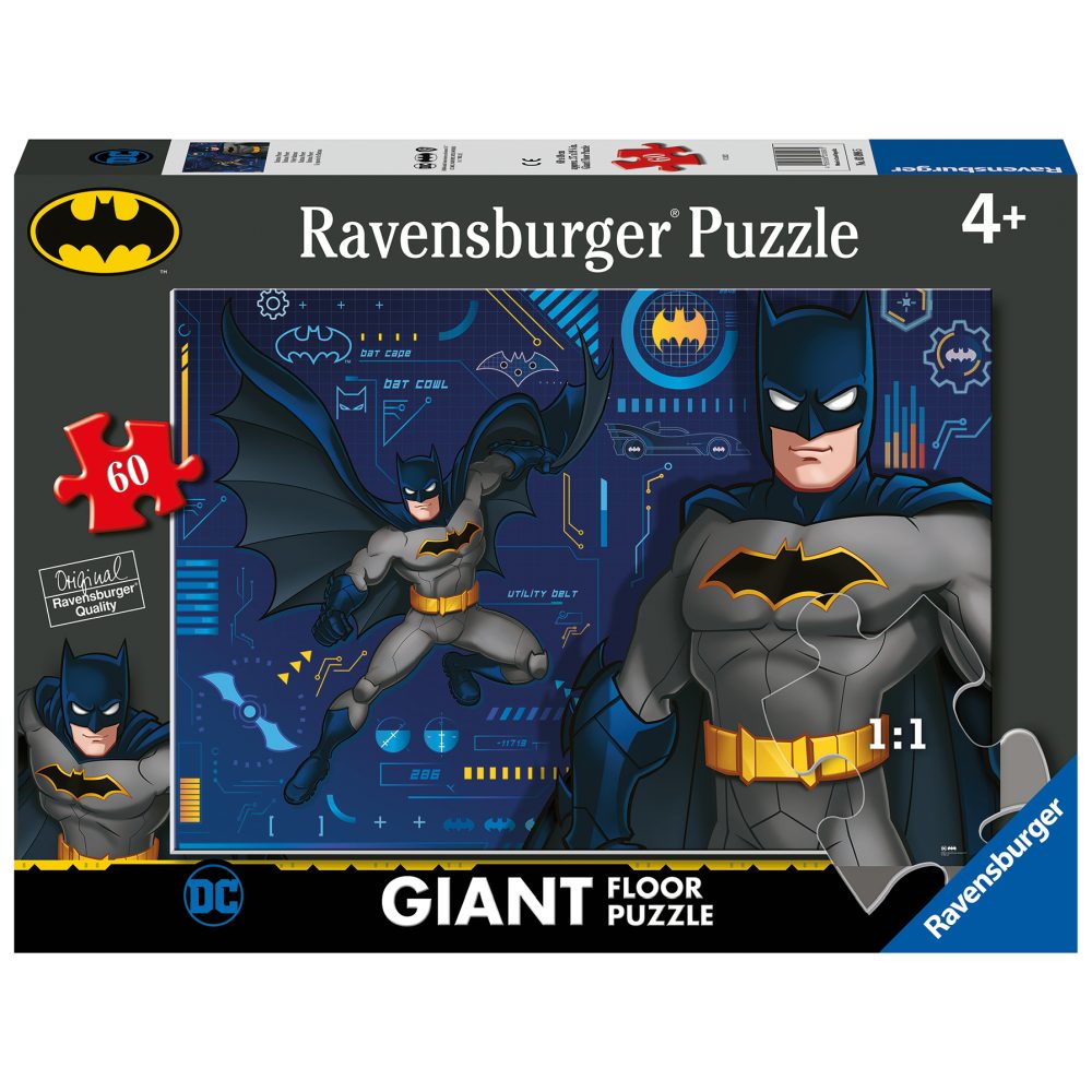 LARGE FLOOR PUZZLE BATMAN 60 PIECES - RAVENSBURGER (RVSPC03096)