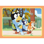 PUZZLE BLUEY 4 BUC IN CUTIE 12 16 20 24 PIESE - RAVENSBURGER (RVSPC03111)