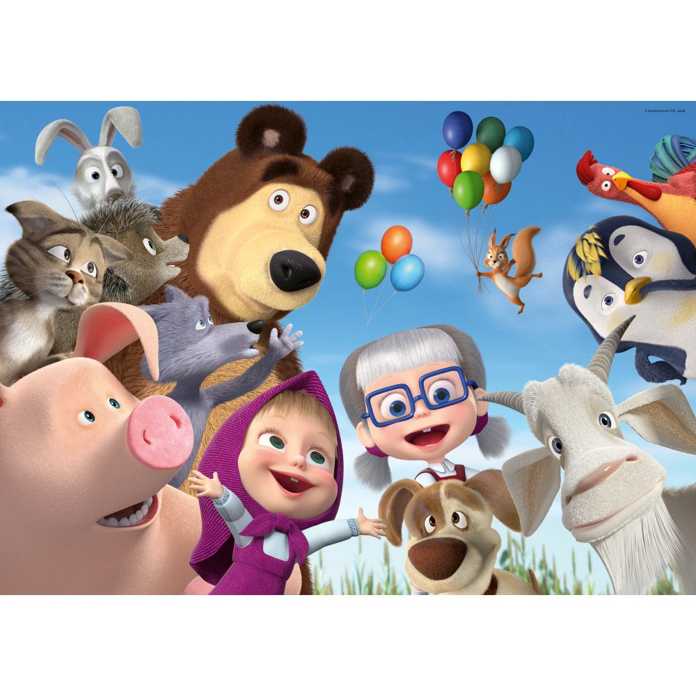 LARGE FLOOR PUZZLE MASHA AND THE BEAR 24 PIECES - RAVENSBURGER (RVSPC03133)