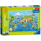LARGE ANIMAL MAP FLOOR PUZZLE 60 PIECES - RAVENSBURGER (RVSPC05515)