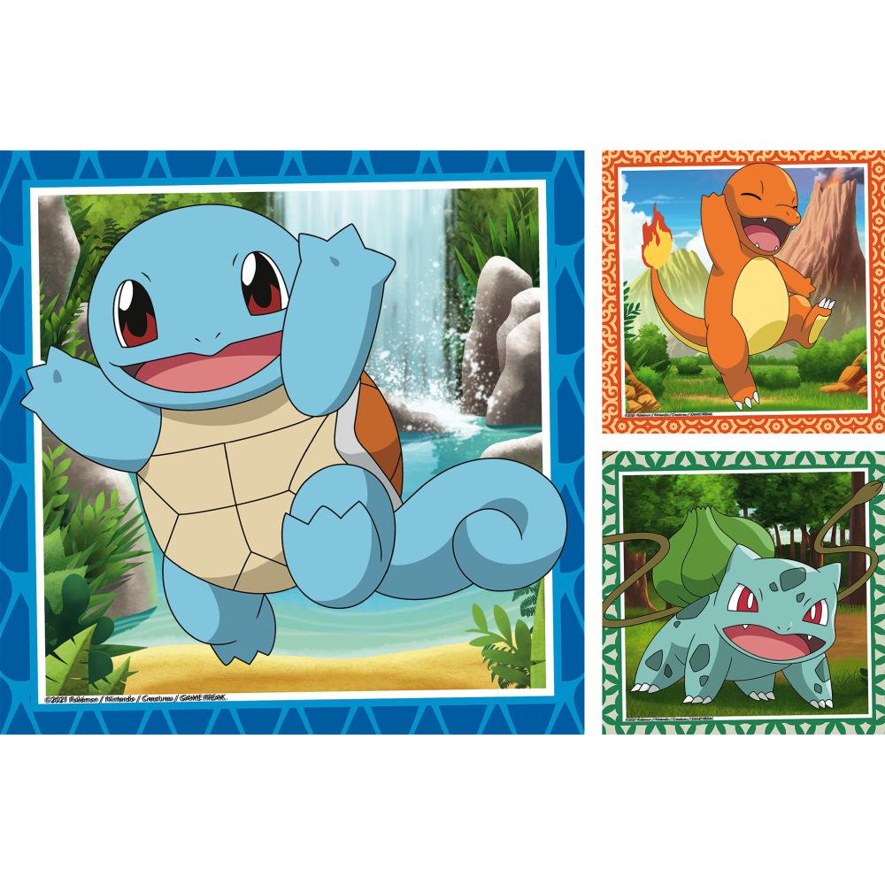 PUZZLE PERSONAJE POKEMON 3X49 PIESE - RAVENSBURGER (RVSPC05586)