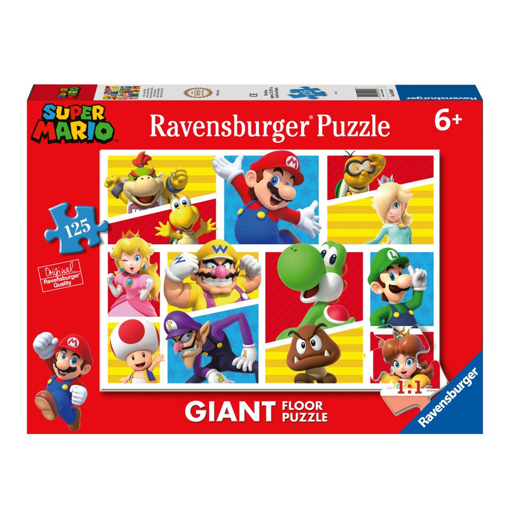 PUZZLE MARE DE PODEA SUPER MARIO 125 PIESE - RAVENSBURGER (RVSPC05640)