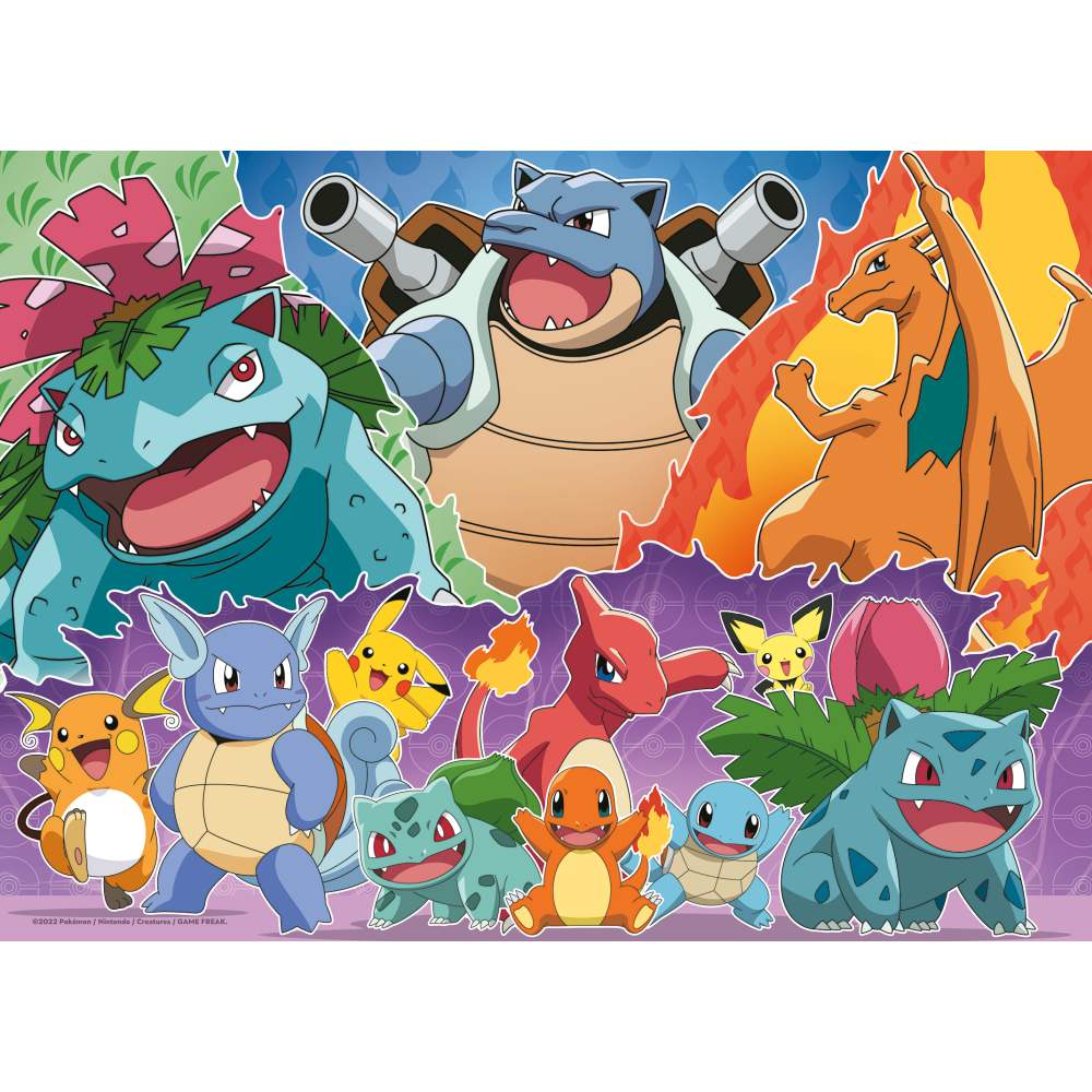 PUZZLE POKEMON 4X100 PIESE - RAVENSBURGER (RVSPC05651)