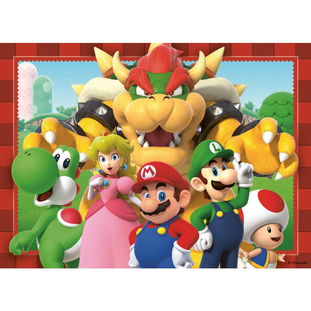 SUPER MARIO PUZZLE 4 X 100 PIECES - RAVENSBURGER (RVSPC05689)