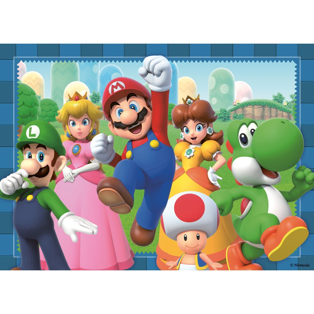 SUPER MARIO PUZZLE 4 X 100 PIECES - RAVENSBURGER (RVSPC05689)