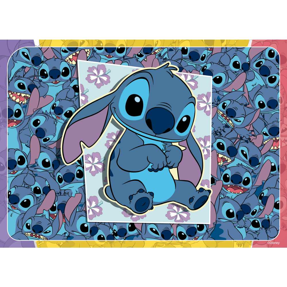 PUZZLE DISNEY STITCH 4X100 PIESE - RAVENSBURGER (RVSPC05731)