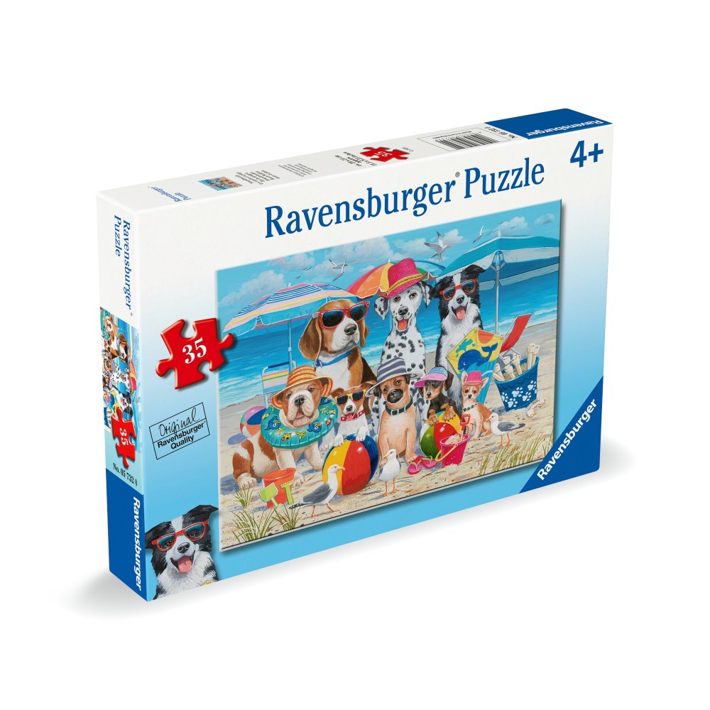 DOGS AT THE BEACH PUZZLE 35 PIECES - RAVENSBURGER (RVSPC05732)