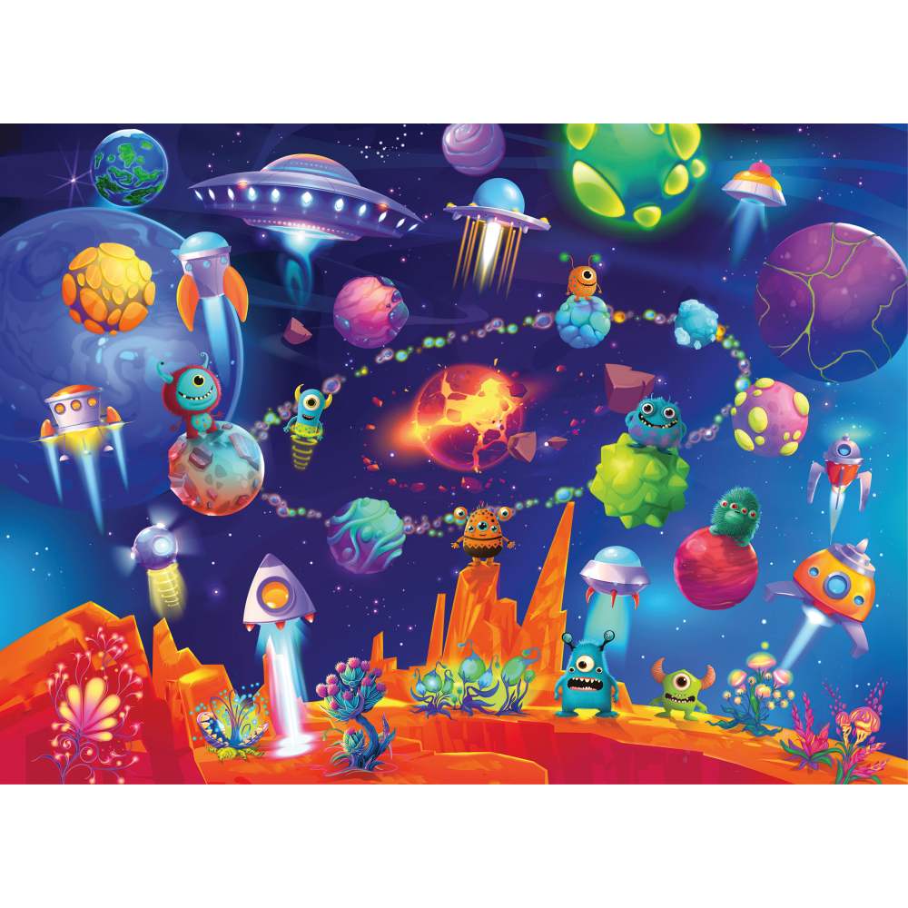 PUZZLE MONSTERS IN SPACE 60 PIECES - RAVENSBURGER (RVSPC05733)