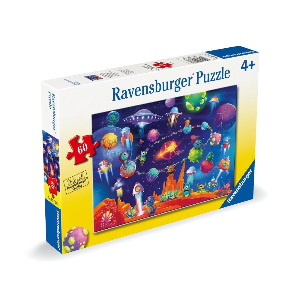 PUZZLE MONSTERS IN SPACE 60 PIECES - RAVENSBURGER (RVSPC05733)