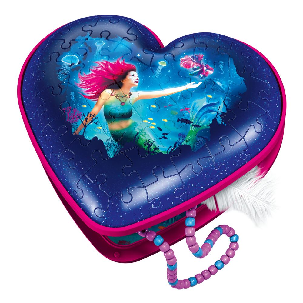 PUZZLE 3D CUTIE INIMA SIRENA 54 PIESE - RAVENSBURGER (RVS3D11249)