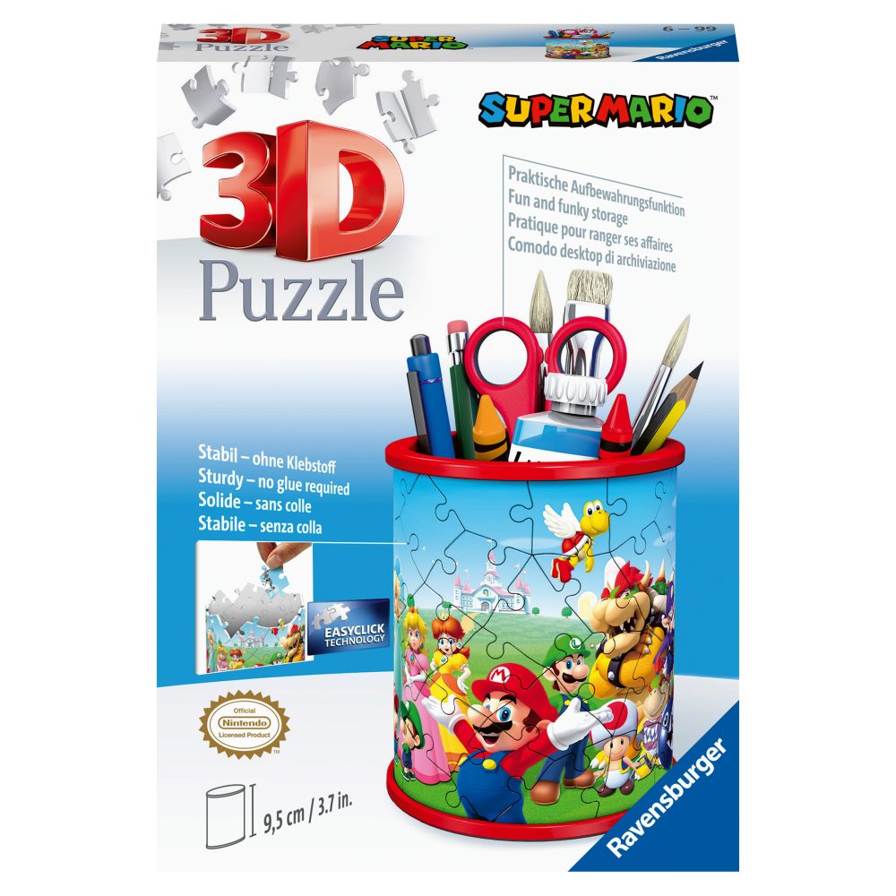 PUZZLE 3D SUPORT PIXURI SUPER MARIO 54 PIESE - RAVENSBURGER (RVS3D11255)