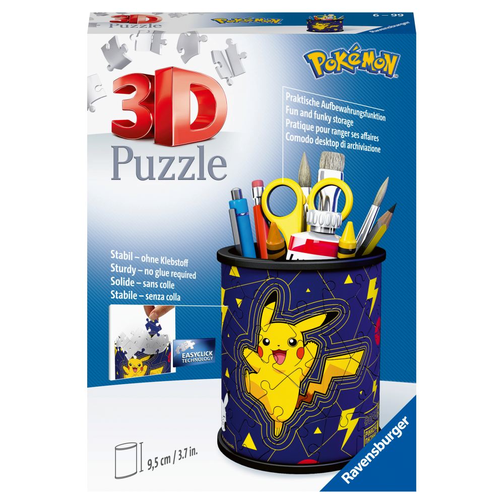 PUZZLE 3D SUPORT PIXURI POKEMON 54 PIESE - RAVENSBURGER (RVS3D11257)