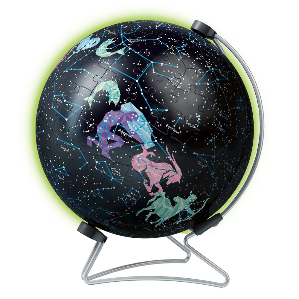 3D PUZZLE GLOBE LIGHTS IN THE DARK 180 PIECES - RAVENSBURGER (RVS3D11544)
