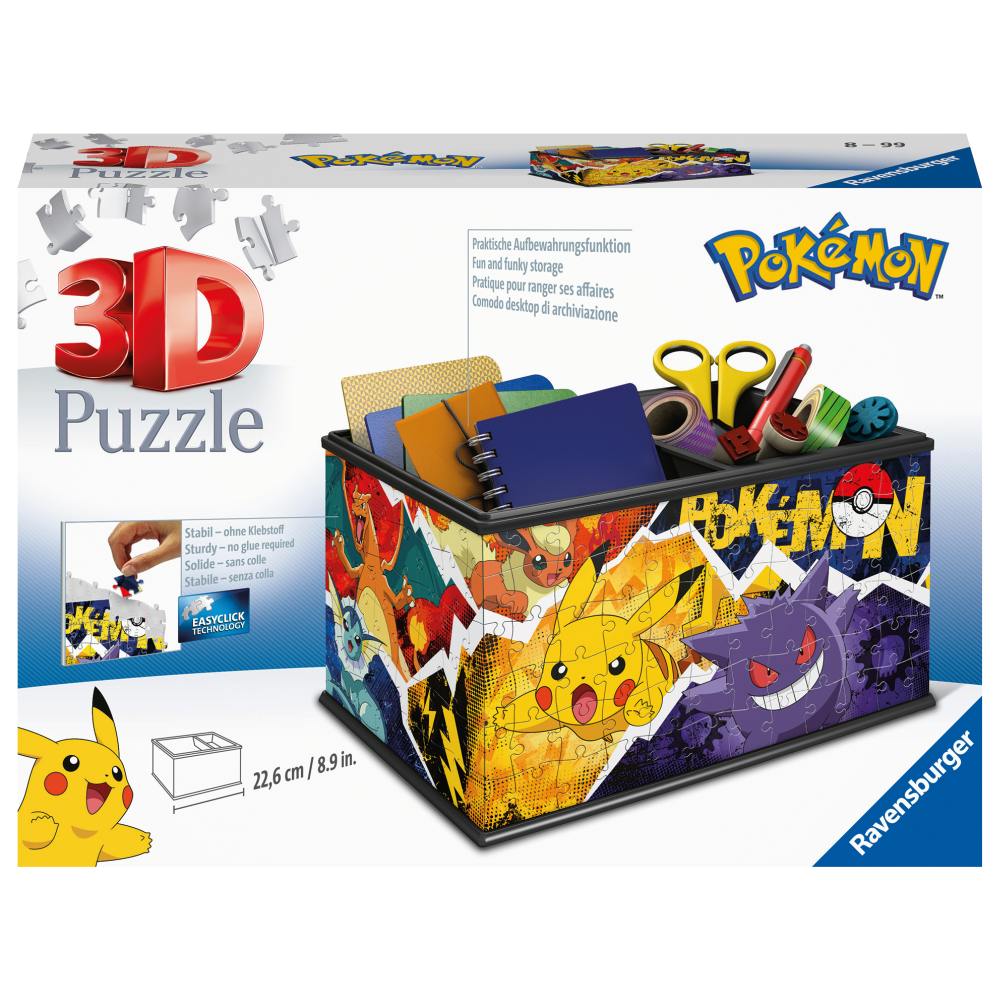 3D PUZZLE POKEMON STORAGE BOX 216 PIECES - RAVENSBURGER (RVS3D11546)
