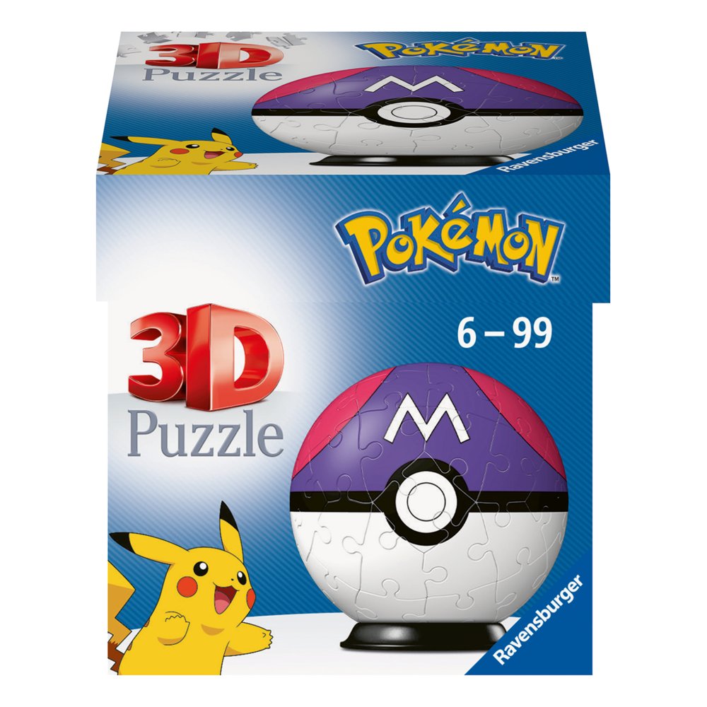 PUZZLE 3D BALL POKEMON M1 54 PIECES - RAVENSBURGER (RVS3D11564)