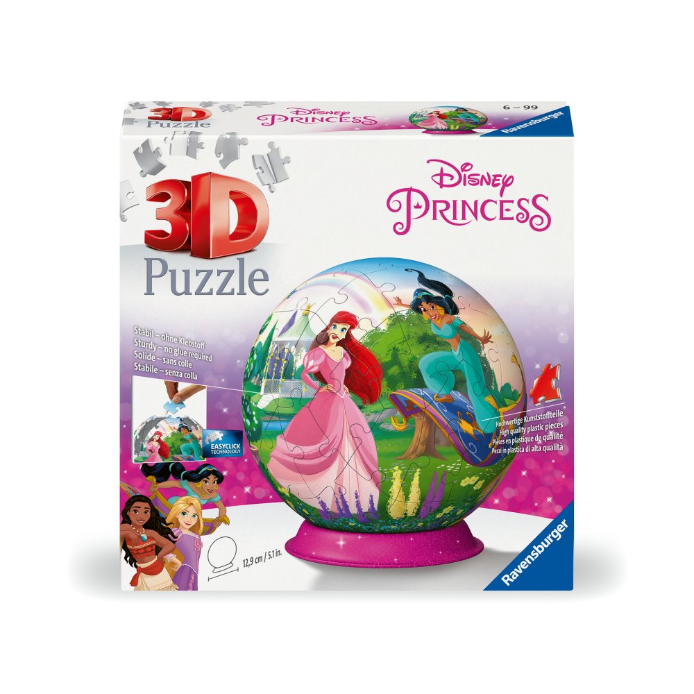 DISNEY PRINCESS 3D PUZZLE 72 PIECES - RAVENSBURGER (RVS3D11579)