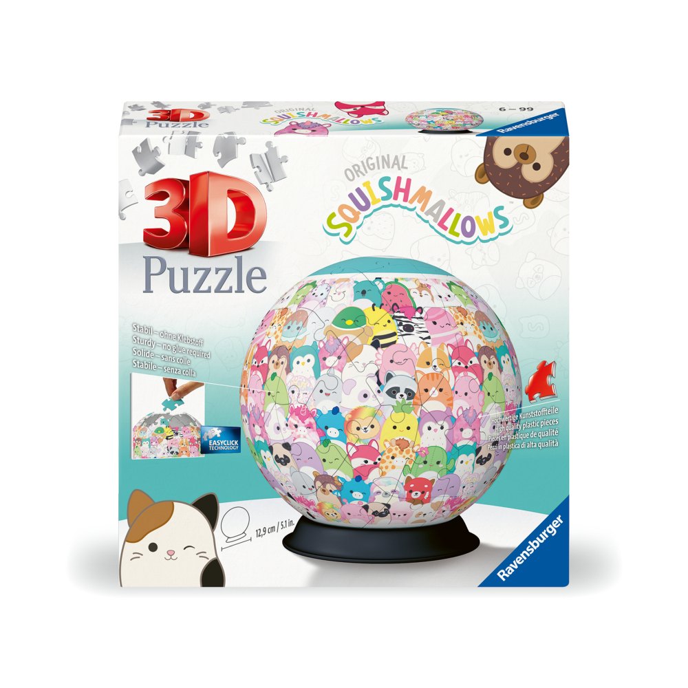 3D PUZZLE SQUISHMALLOWS 72 PIECES - RAVENSBURGER (RVS3D11583)