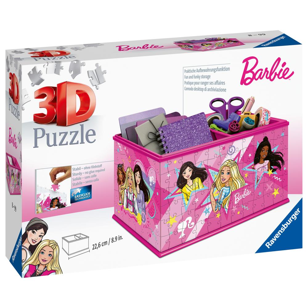 PUZZLE 3D CUTIE DEPOZITARE BARBIE 216 PIESE - RAVENSBURGER (RVS3D11584)