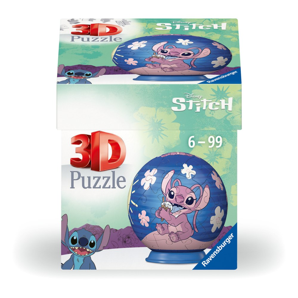 PUZZLE 3D BILA DISNEY STITCH ANGEL 54 PIESE - RAVENSBURGER (RVS3D11598)