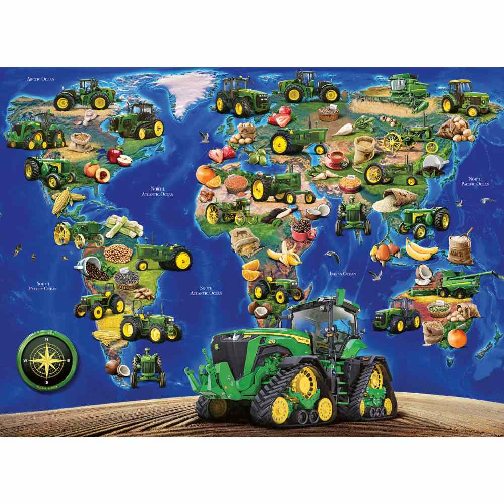 JOHN DEERE MAP PUZZLE 300 PIECES - RAVENSBURGER (RVSPC12984)