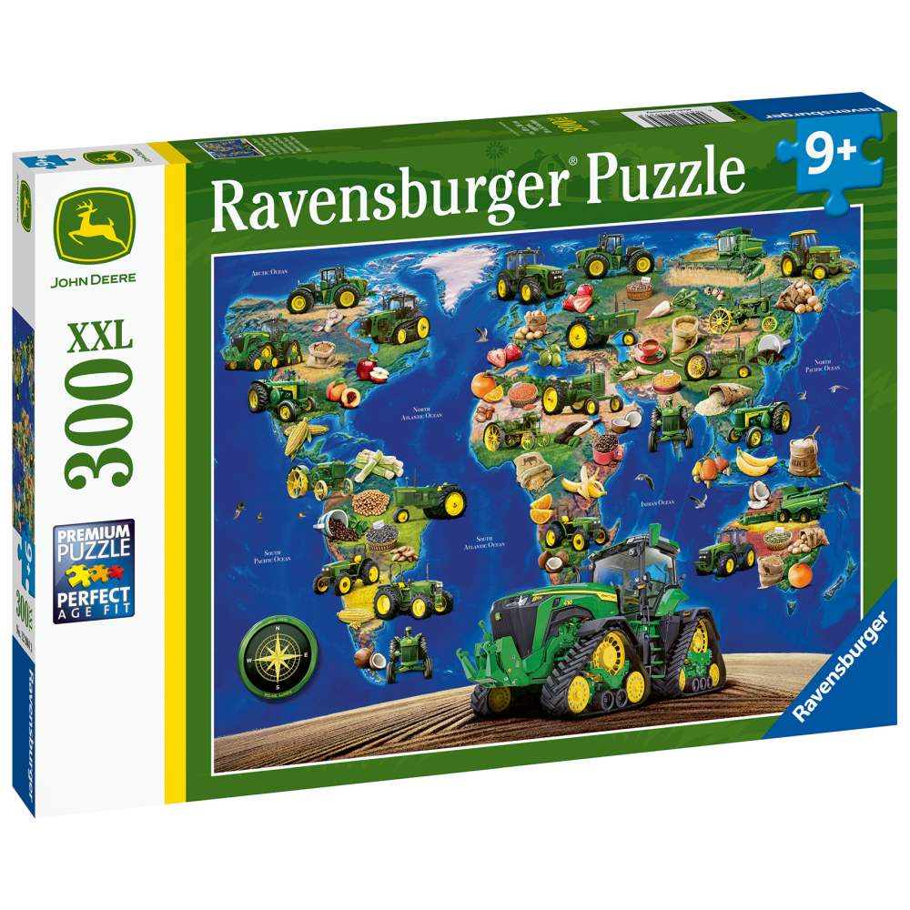 PUZZLE HARTA JOHN DEERE 300 PIESE - RAVENSBURGER (RVSPC12984)