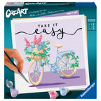 CREART PICTURA PE NUMERE PENTRU ADULTI BICICLETA TAKE IT EASY - RAVENSBURGER (RVSPBN20099)