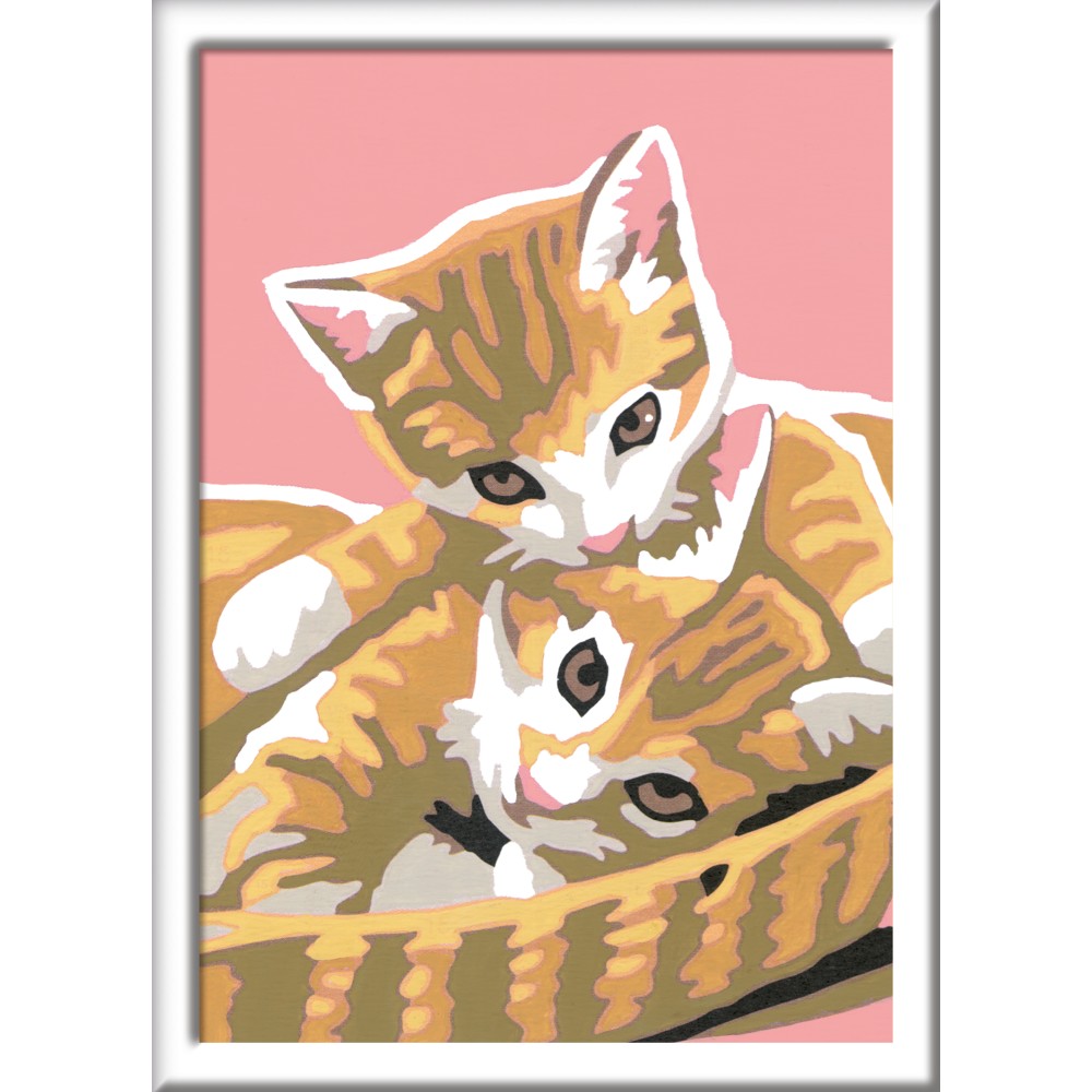 CREART PICTURA PE NUMERE PENTRU COPII PISICUTE DRAGALASE - RAVENSBURGER (RVSPBN20205)