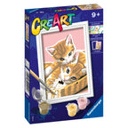 CREART PICTURA PE NUMERE PENTRU COPII PISICUTE DRAGALASE - RAVENSBURGER (RVSPBN20205)