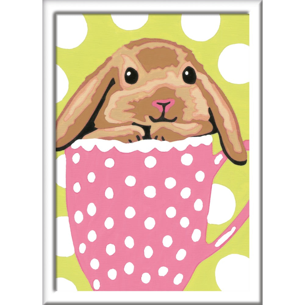 CREART PICTURA PE NUMERE PENTRU COPII IEPURAS IN CANA - RAVENSBURGER (RVSPBN20206)