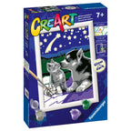 CREART PICTURA PE NUMERE PENTRU COPII PRIETENI CARE STRALUCESC IN INTUNERIC - RAVENSBURGER (RVSPBN20212)