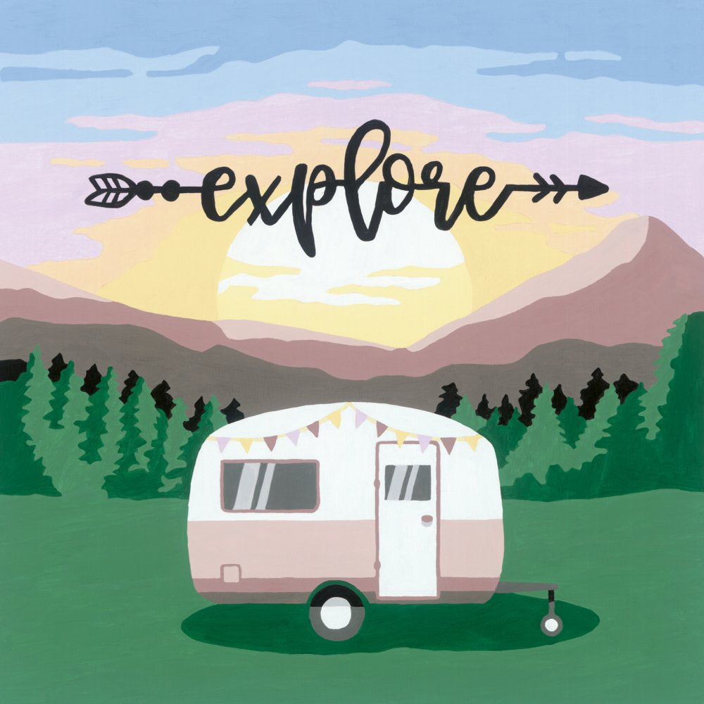 CREART PICTURA PE NUMERE PENTRU ADULTI RULOTA EXPLORE - RAVENSBURGER (RVSPBN20271)