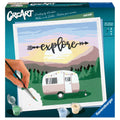 CREART PICTURA PE NUMERE PENTRU ADULTI RULOTA EXPLORE - RAVENSBURGER (RVSPBN20271)