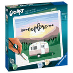 CREART PICTURA PE NUMERE PENTRU ADULTI RULOTA EXPLORE - RAVENSBURGER (RVSPBN20271)