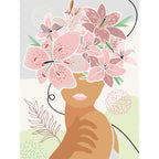 CREART PICTURA PE NUMERE PENTRU ADULTI MINTE PLINA DE FLORI - RAVENSBURGER (RVSPBN20275)