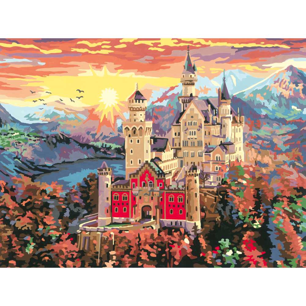 CREART PICTURA PE NUMERE PENTRU ADULTI CASTEL DE BASM - RAVENSBURGER (RVSPBN20278)