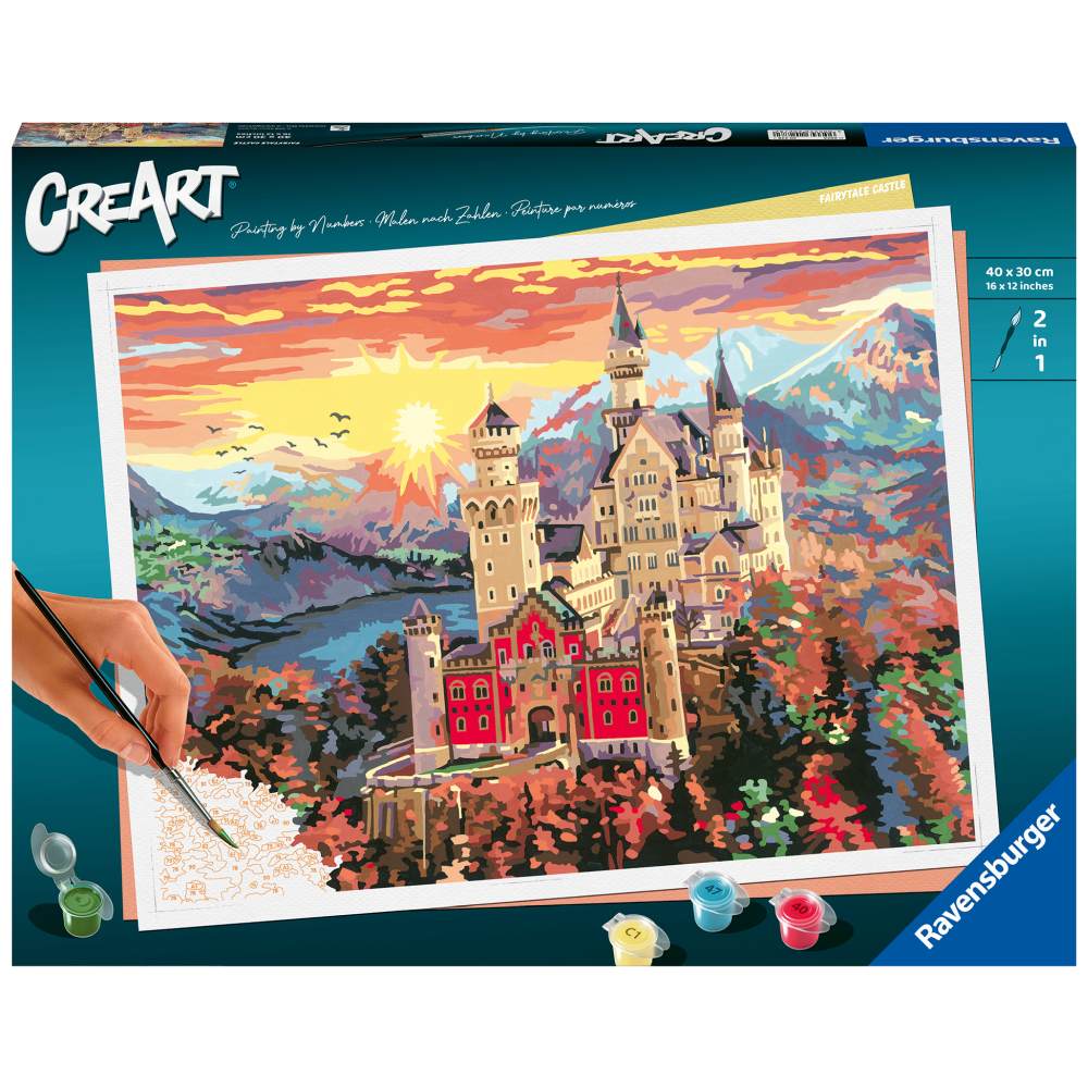 CREART PICTURA PE NUMERE PENTRU ADULTI CASTEL DE BASM - RAVENSBURGER (RVSPBN20278)