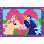 CREART PICTURA PE NUMERE PENTRU COPII 2 SABLOANE CU UNICORNI MAGICI - RAVENSBURGER (RVSPBN23558)