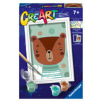 CREART PICTURA PE NUMERE PENTRU COPII URSULET DRAGUT - RAVENSBURGER (RVSPBN23603)