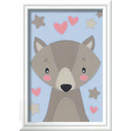 CREART PICTURA PE NUMERE PENTRU COPII LUP DRAGUT - RAVENSBURGER (RVSPBN23605)