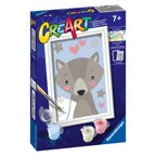 CREART PICTURA PE NUMERE PENTRU COPII LUP DRAGUT - RAVENSBURGER (RVSPBN23605)