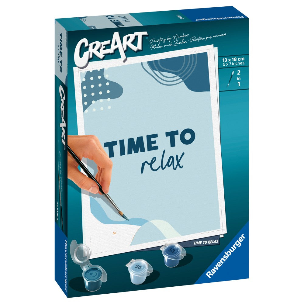 CREART PICTURA PE NUMERE PENTRU COPII TIME TO RELAX - RAVENSBURGER (RVSPBN23608)